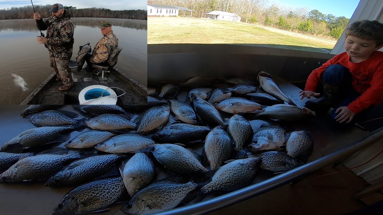 Livescoping and Tightlining for crappie 2022!!