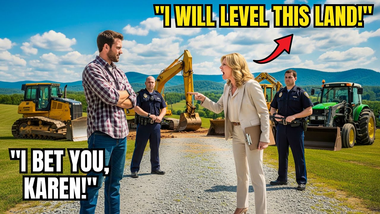 HOA Karen Sent 10 Bulldozers to Trap My Farm — Didn’t Realize I’m the Land Commissioner