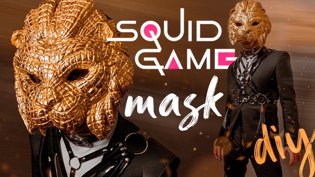 DIY JUEGO DEL CALAMAR - MÁSCARA VIP #AMARANTE #Squidgame