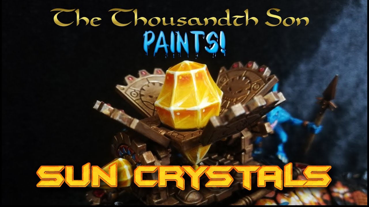 Warhammer painting tutorial - Bastiladon Solar Engine Sun Crystal