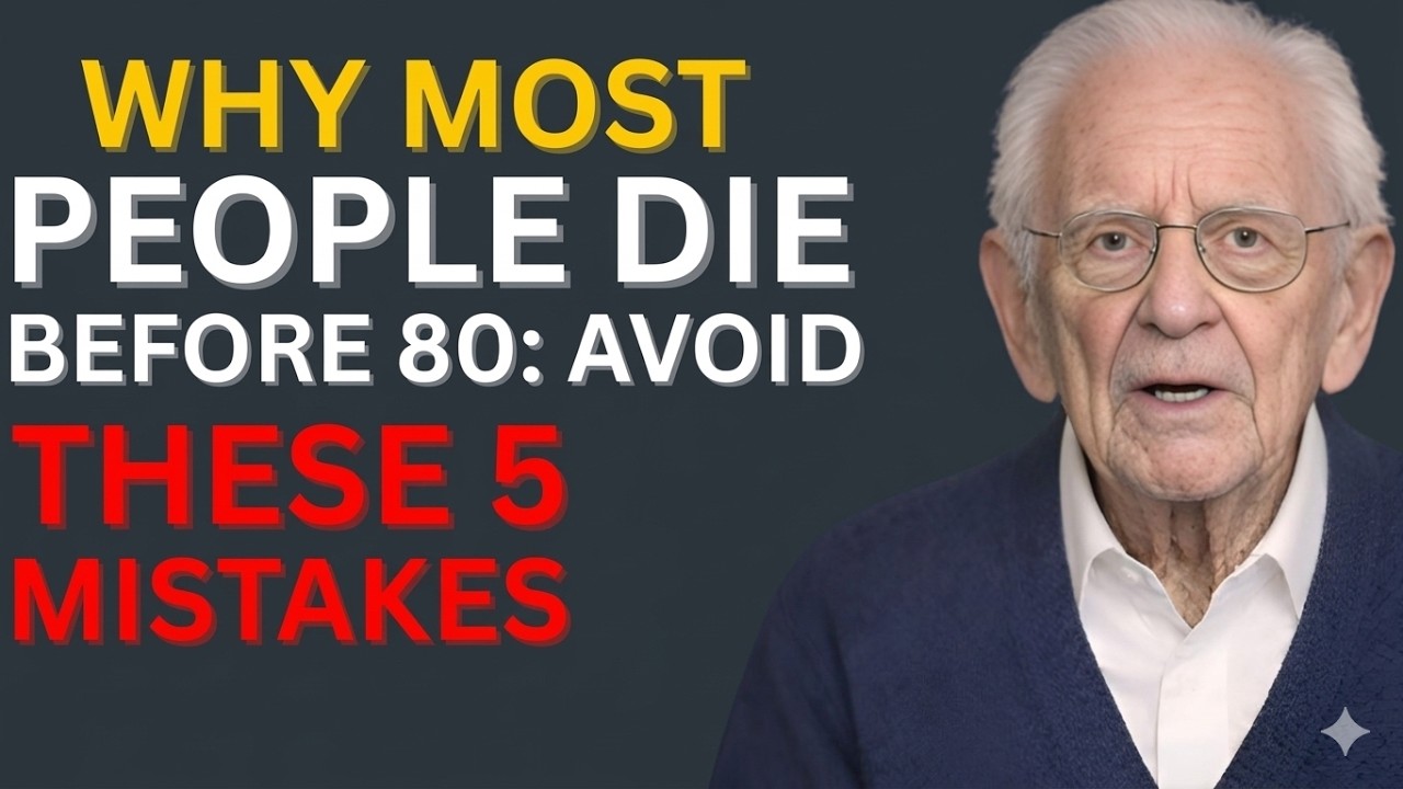 Why Most People Die Before 80 And How to AVOID These 5 Deadly Habits After 60!