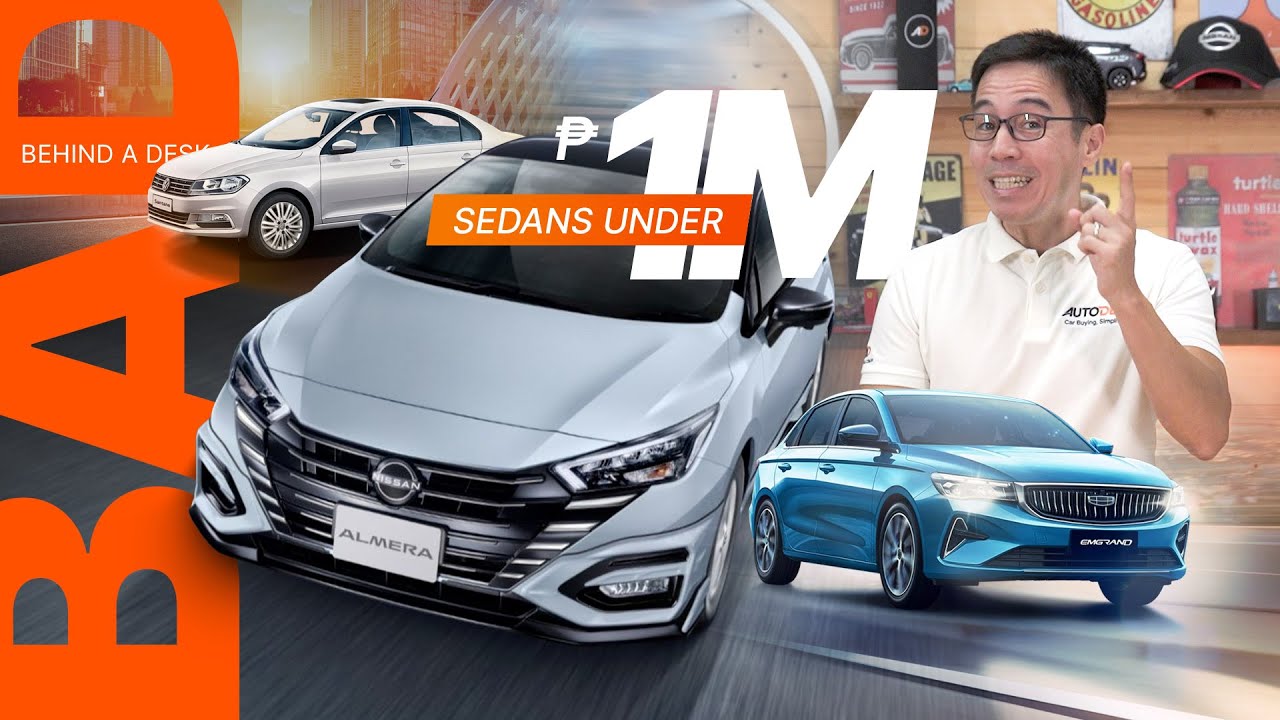 Top 10 Sedans In The Philippines Under P1,000,000 | Behind a Desk
