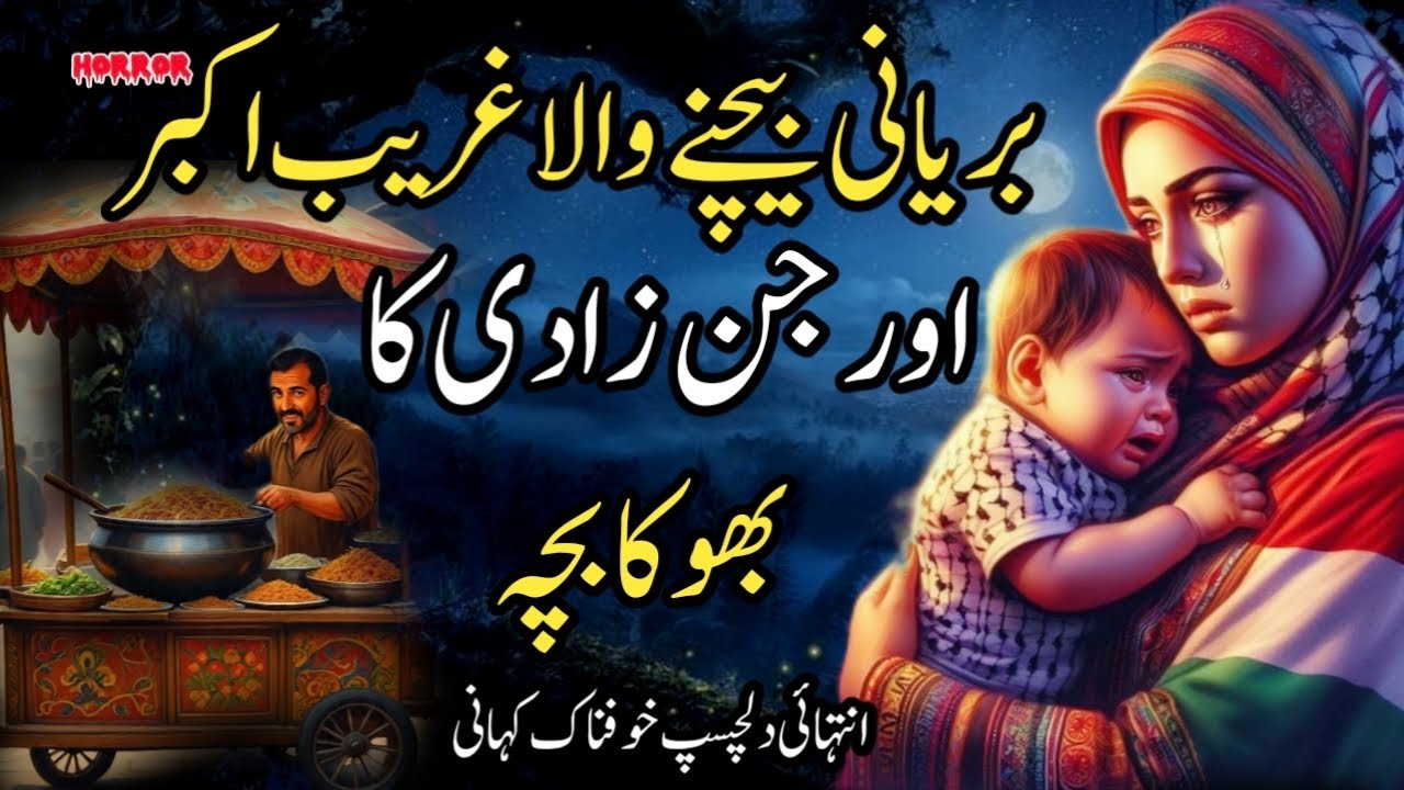 Biryani Bechnay Wala Ghareeb Akbar Aur Jin Zaadi Ka Bhooka Bacha | Urdu Horror Story