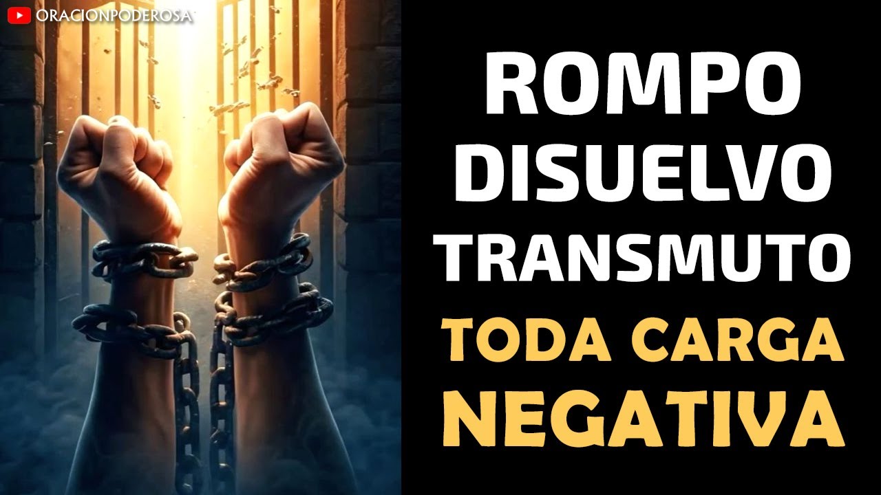 Rompo, Disuelvo y Transmuto toda Carga Negativa, así es y será ya está decretado 🪄💥