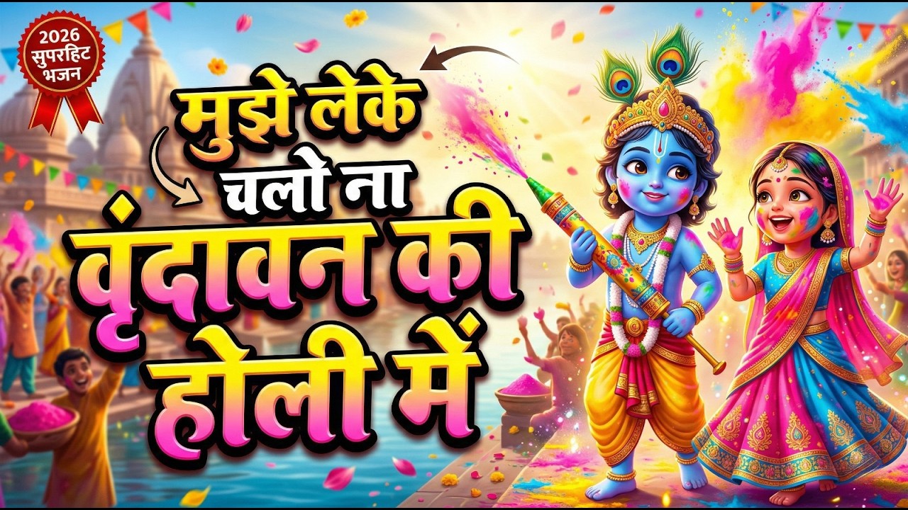Vrindavan Holi Special - मुझे लेके चलो ना वृंदावन की होली में | Superhit Holi Song | Krishna Bhajan