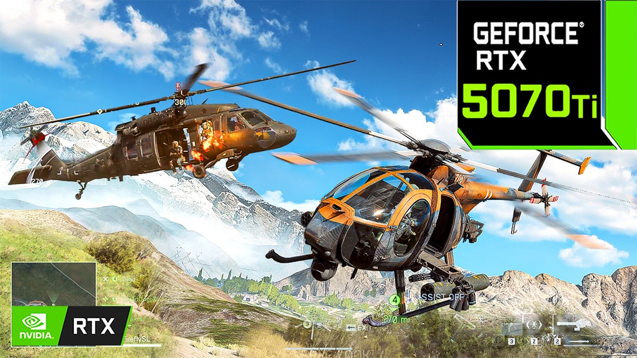 Battlefield 6 : RTX 5070 Ti 16GB + AMD Ryzen 7 9800X3D ( 4K OVERKILL Graphics DLSS ON )