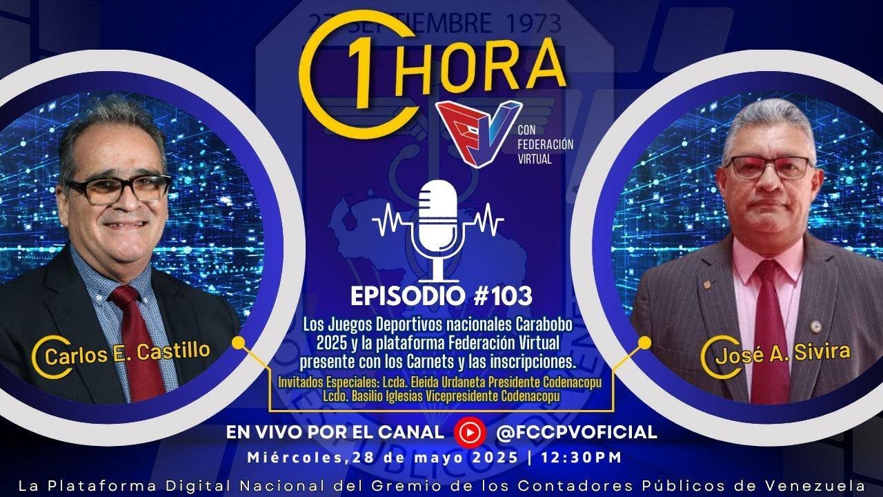 Los Juegos Deportivos nacionales Carabobo 2025 y la plataforma Federación Virtual.