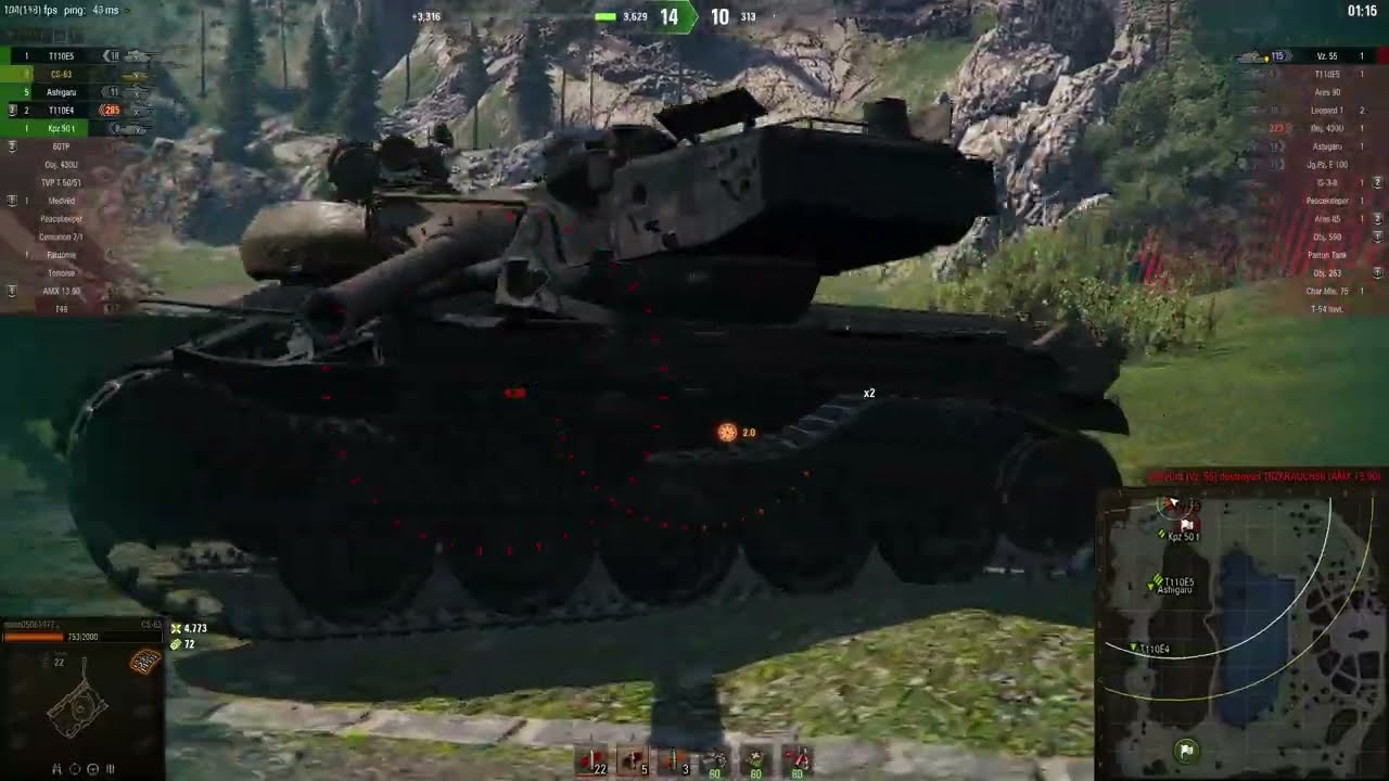 CS-63 - Insane Battle on the City Map - World of Tanks