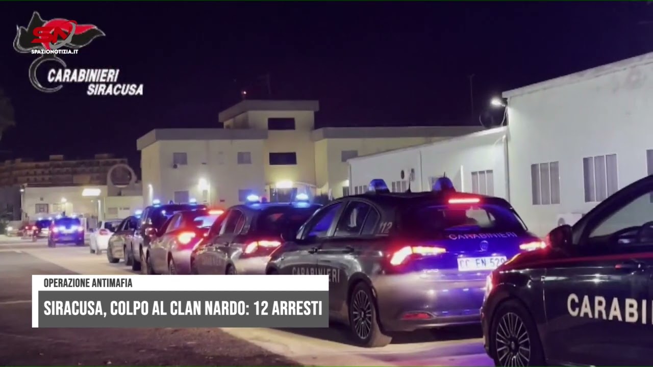 Operazione antimafia a Siracusa: arrestati 12 affiliati al clan Nardo
