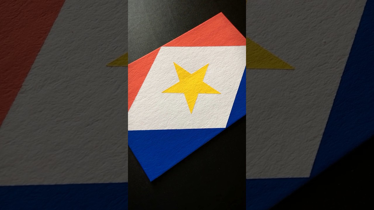 SABA 🇳🇱 Flag Drawing 