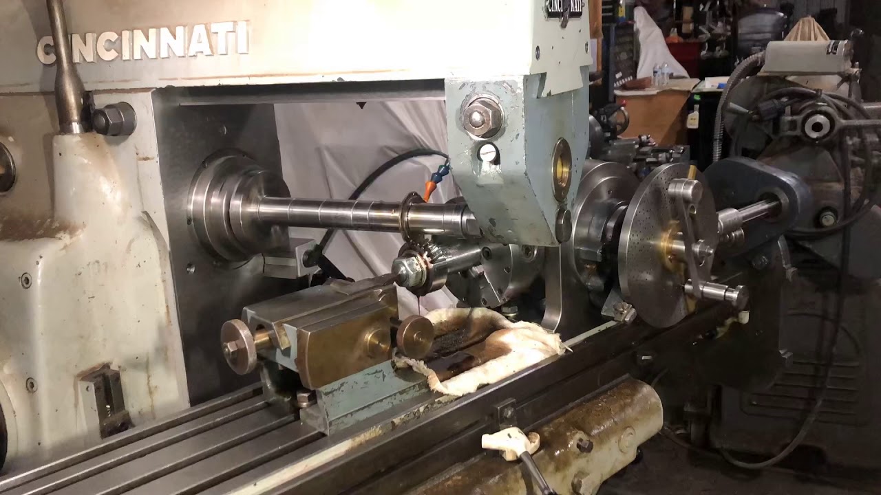 Spiral / Helical Gear Cutting - Cincinnati universal horizontal mill
