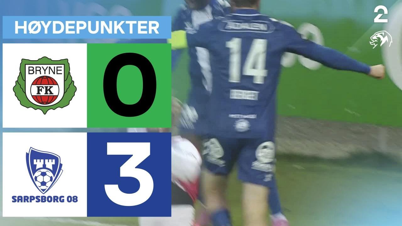 Bryne 0 - 3 Sarpsborg 08 - H&oslash;ydepunkter