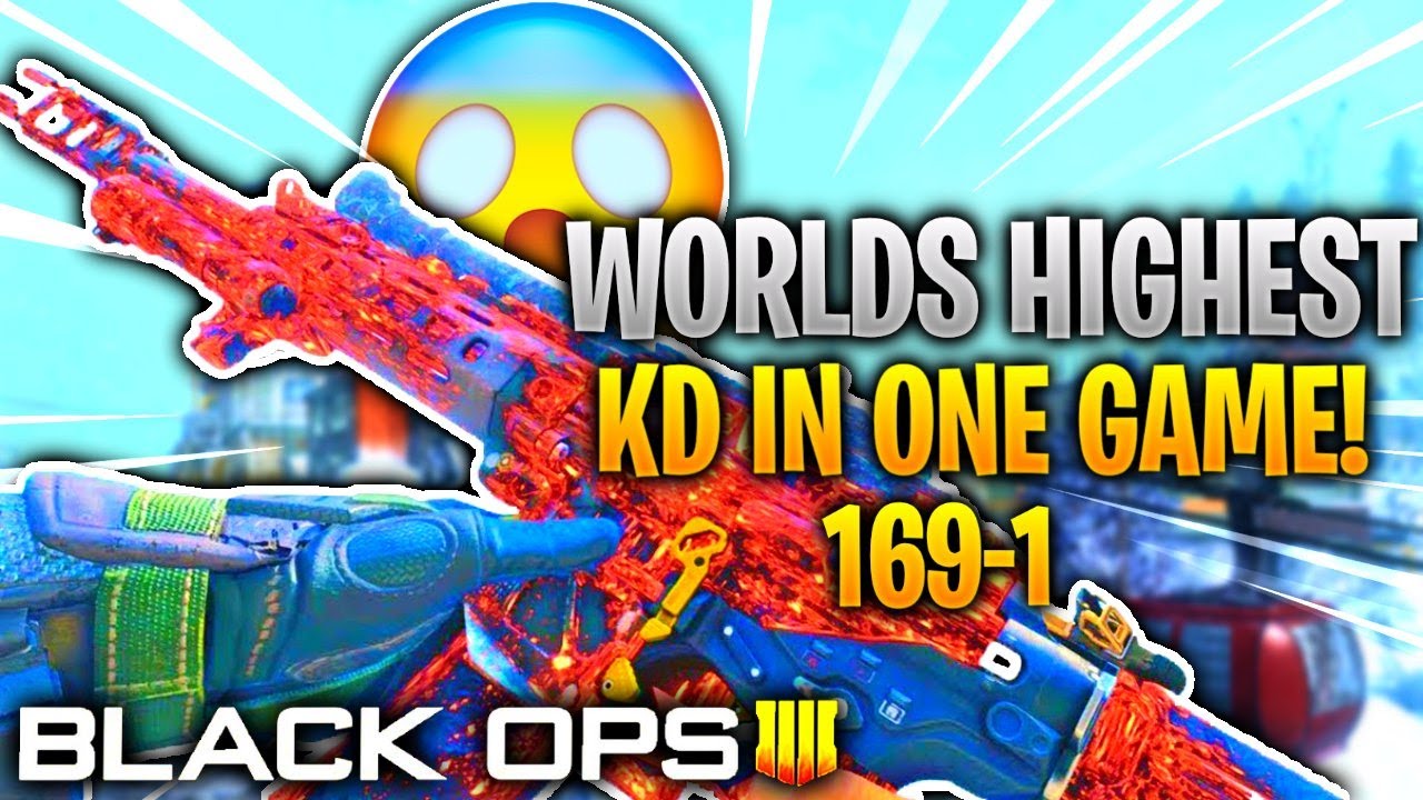 WORLD RECORD 169-1 | WORLDS HIGHEST KD | BLACK OPS 4