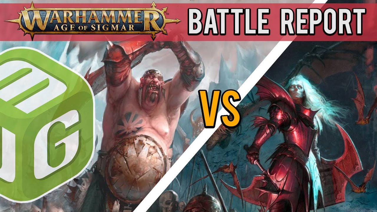 Ogor Mawtribes vs Soulblight Gravelords Age of Sigmar Battle Report Ep 39
