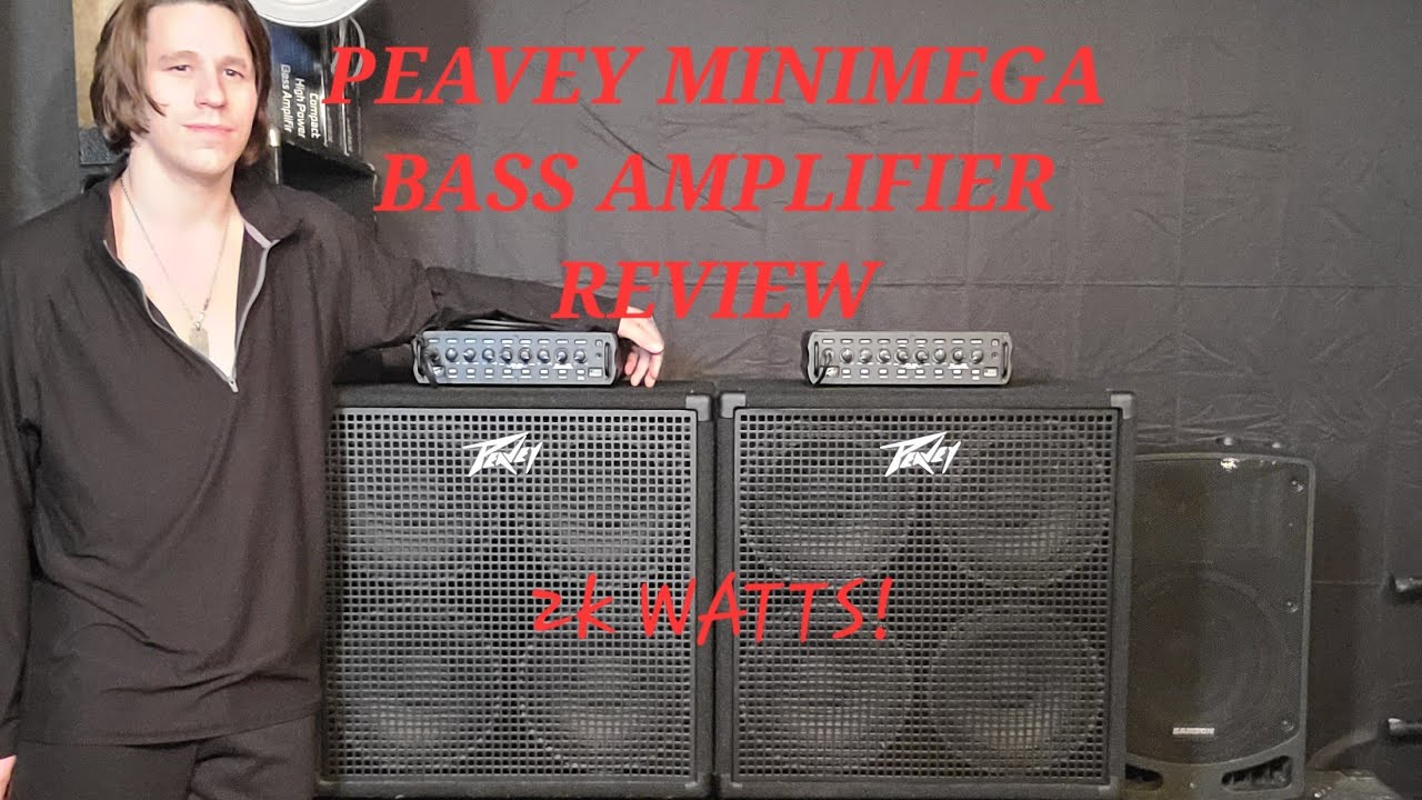 Peavey Mini Mega 1k Watt Bass Amplifier Review Into 4 Peavey Headliner 4&times;10 Speakers My Bass Cabinet