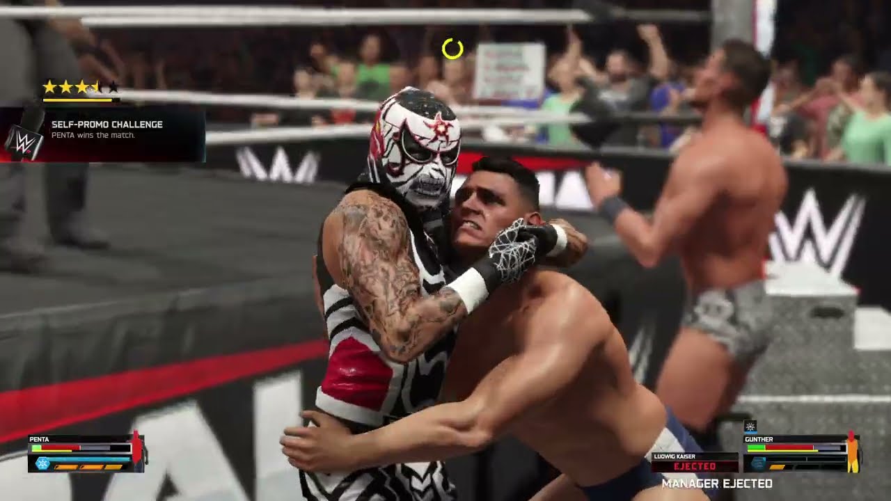 WWE 2K25 | Penta vs. Gunther World Heavyweight Championship #wwe2k25 #ps4pro #gunther #penta #wwe 