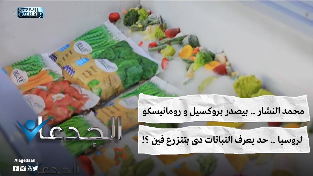 محمد النشار .. بيصدر بروكسيل و رومانيسكو لروسيا .. حد يعرف النباتات دى بتتزرع فين ؟!