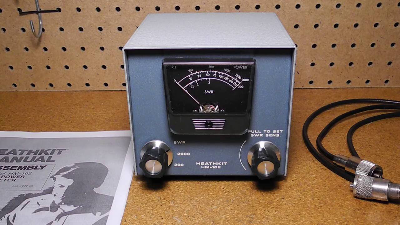 The Heathkit HM-102 RF Power Meter