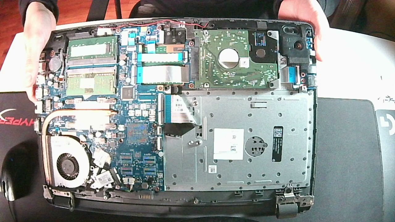 Como cambiar disco en notebook HP 250 g6 - Disassembly -