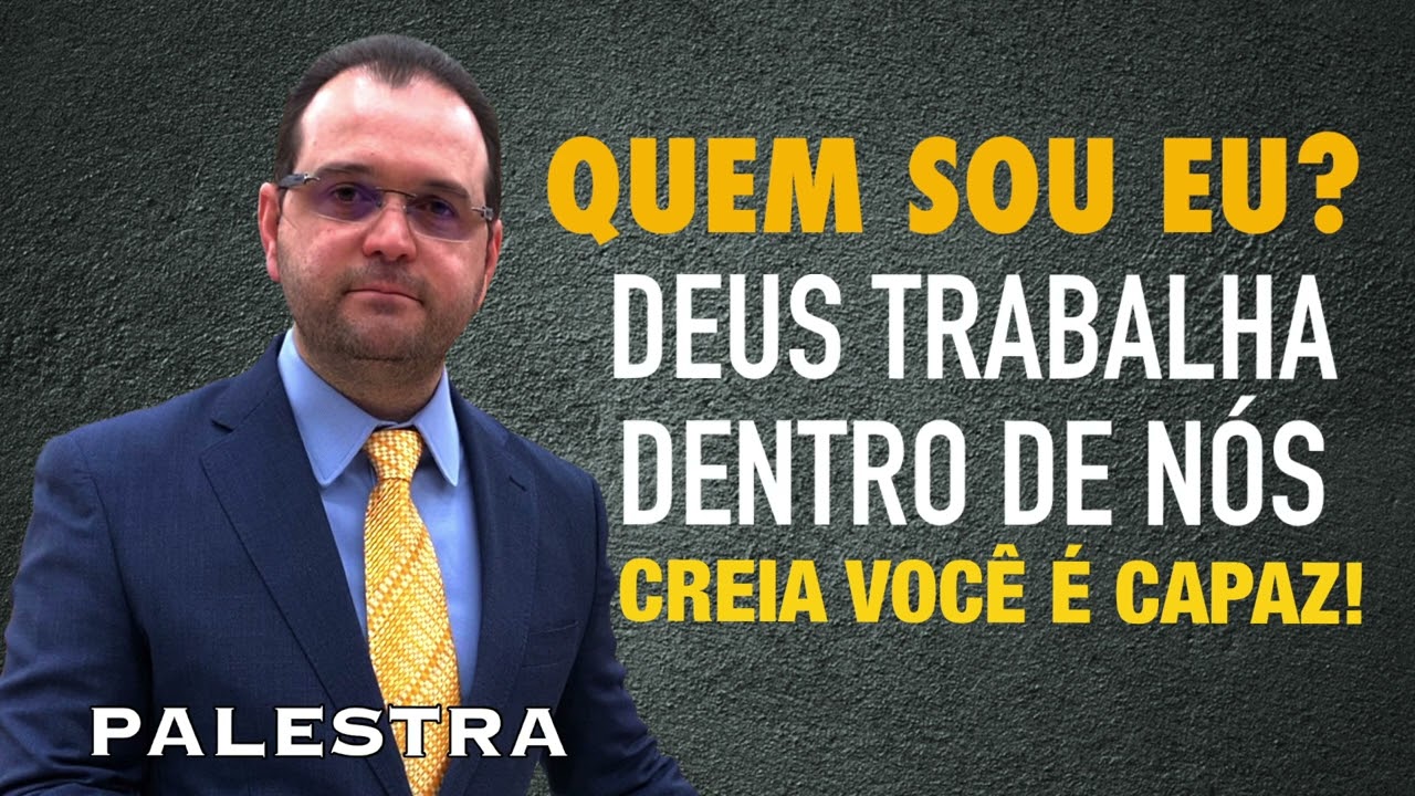 CREIA VOCÊ É CAPAZ! SAIBA COMO DEUS TRABALHA NO INTERIOR! | PALESTRA | FLAVIO DINIZ.