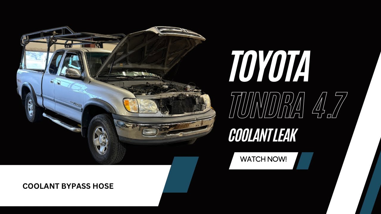 Toyota 4.7 coolant bypass hose leak! Mystery leak