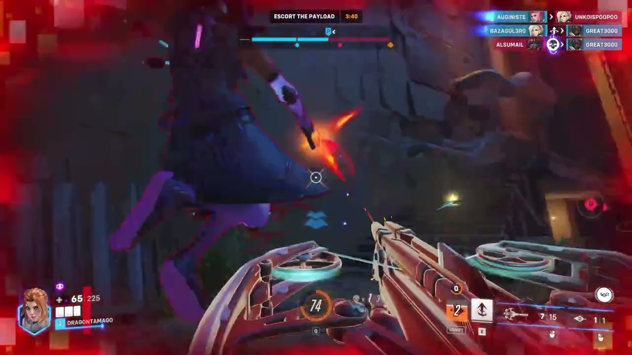 Overwatch2: Freja gameplay Junkertown (no commentary)