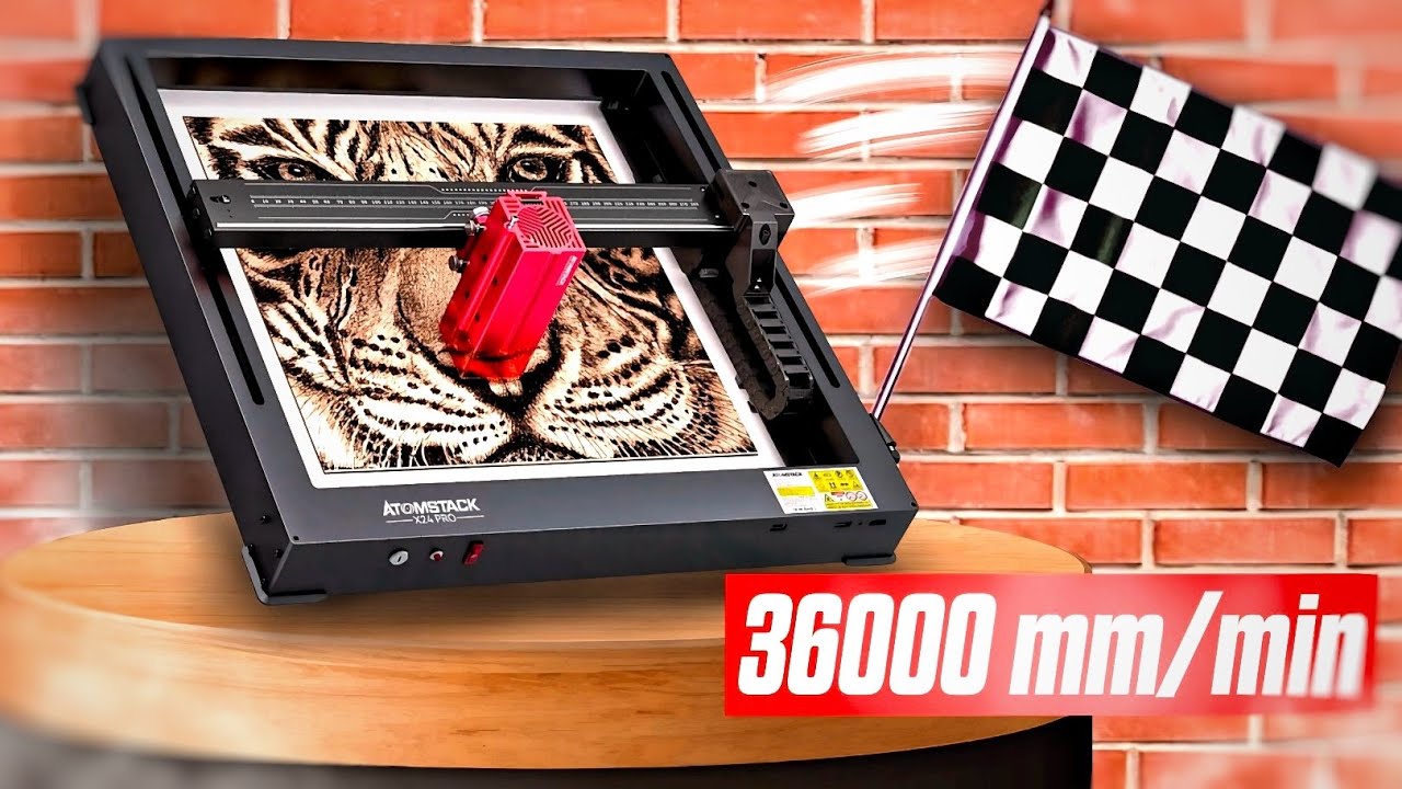 Graveur laser 24w Atomstack x24 pro  - rapide et sans assemblage - le TEST