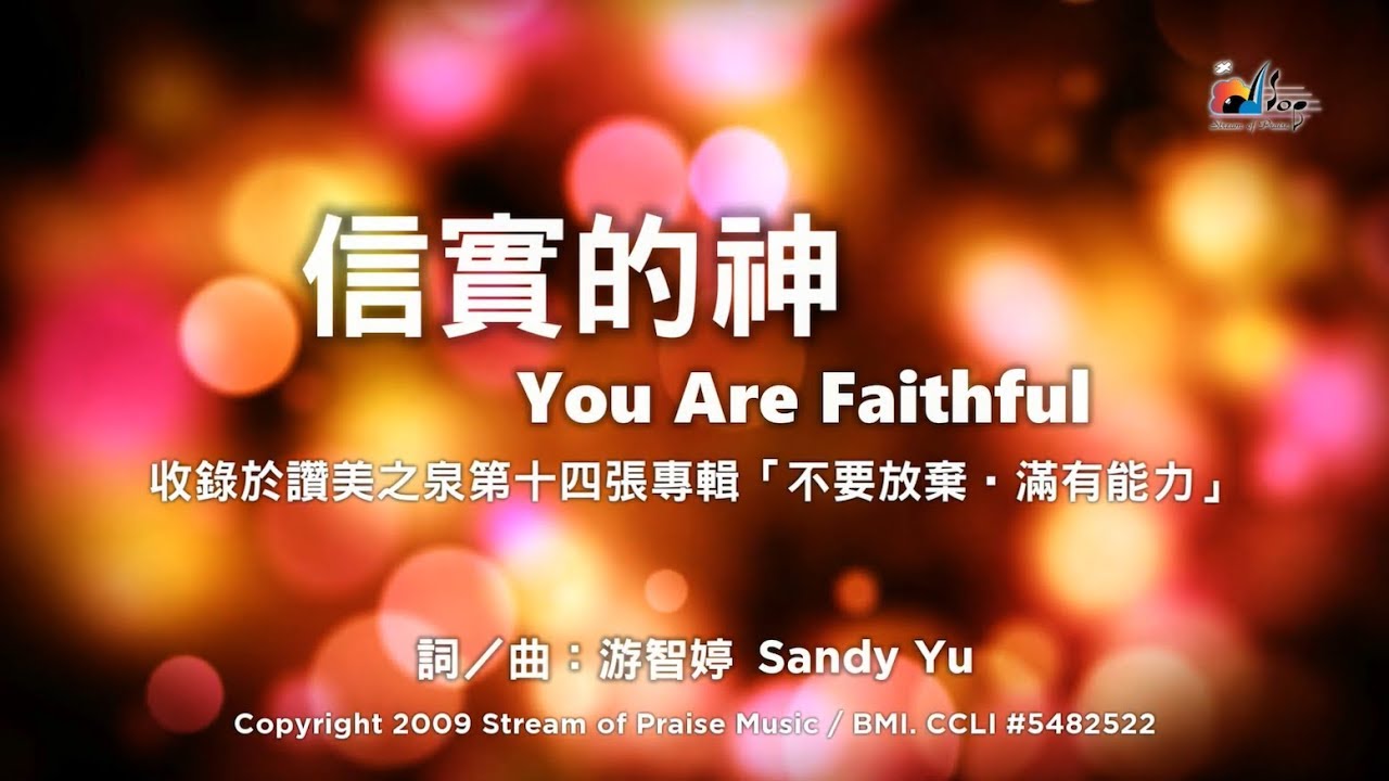 【信實的神 You Are Faithful】官方歌詞版MV (Official Lyrics MV) - 讚美之泉敬拜讚美 (14)