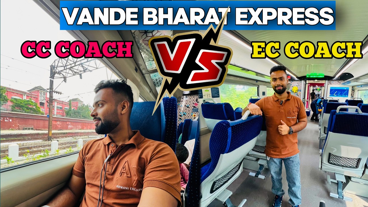 Cc vs ec in vande bharat | cc & ec me kya antar hai | vande bharat ec coach | Travel With Shailen