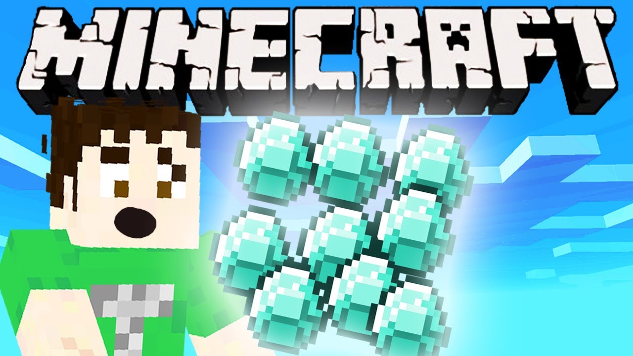 Minecraft - WOO DIAMONDS!!