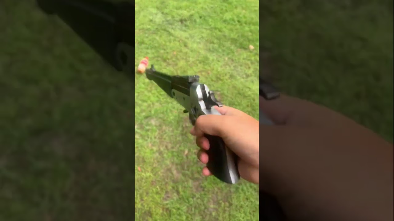 Comanche Super Break-Action Single Shot Handgun either be equipped with a .410 or .45