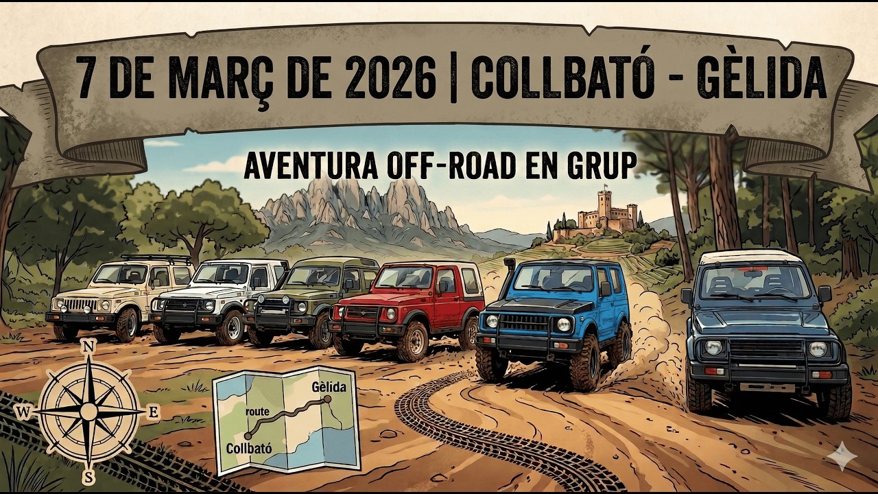 RUTA SUZUKI SAMURAI TEAM   COLLBATÓ   GÈLIDA