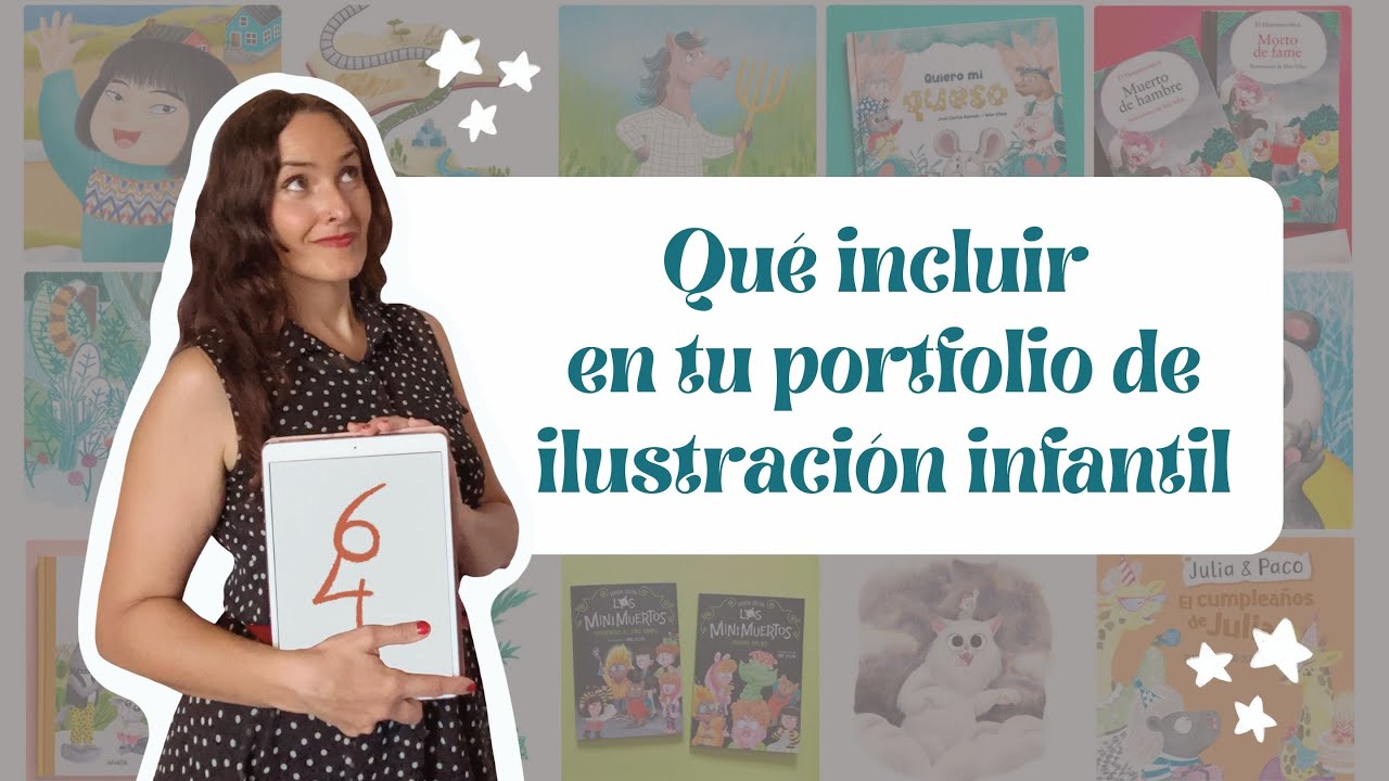 Qué incluir en tu portafolio de ilustración infantil para que sea ✨PERFECTO✨