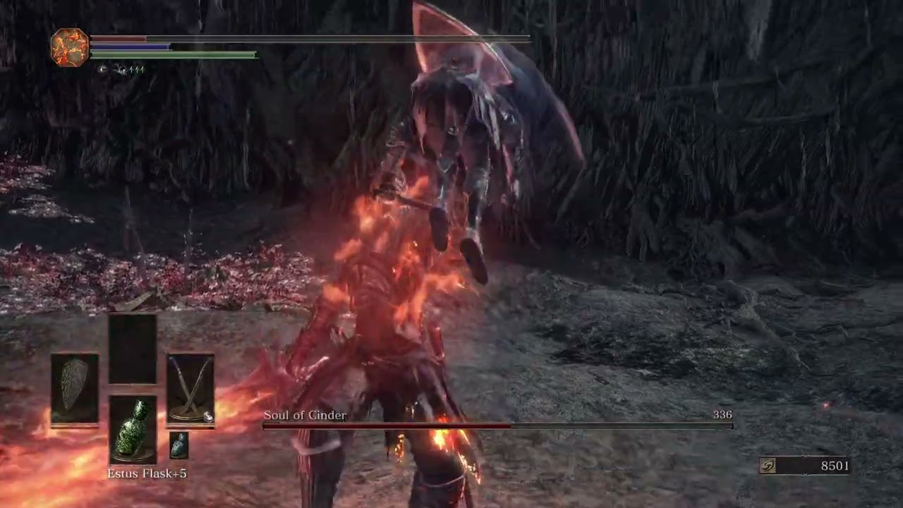 soul of cinder phase 2 blind reaction