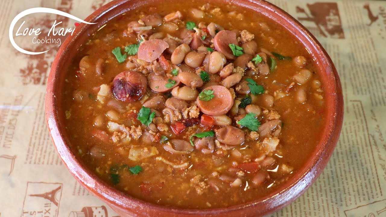 Charro Beans Frijoles Charros (Rancheros) Receta Mexicana