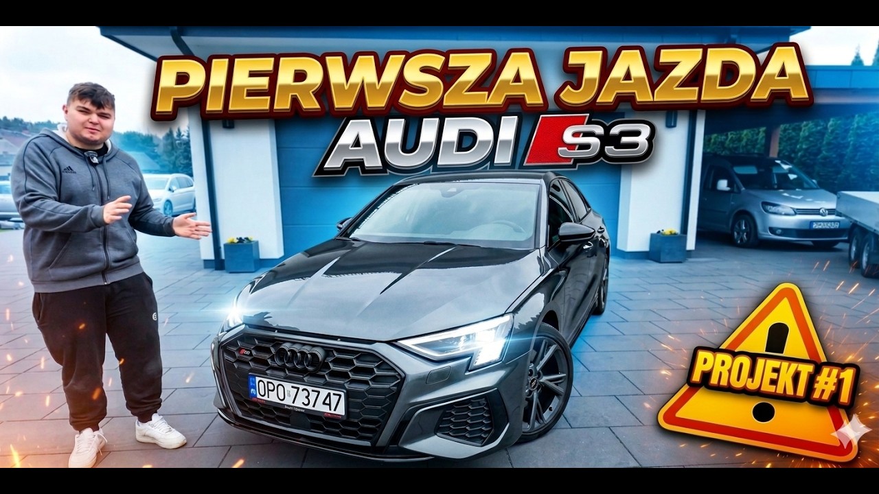 PIERWSZA JAZDA AUDI S3!!!