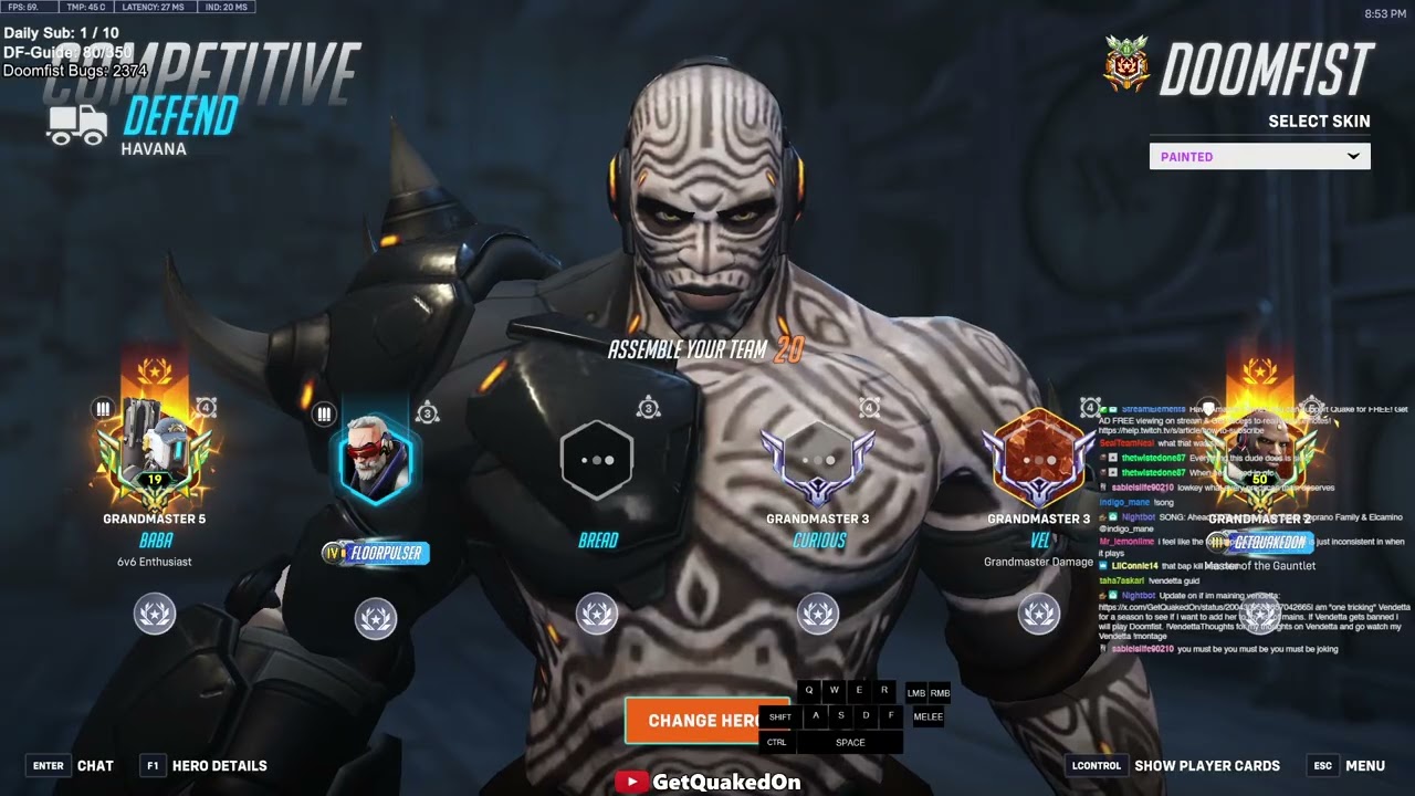 Overwatch 2 Rollout Doomfist God GetQuakedOn Road To Rank 1 Spot