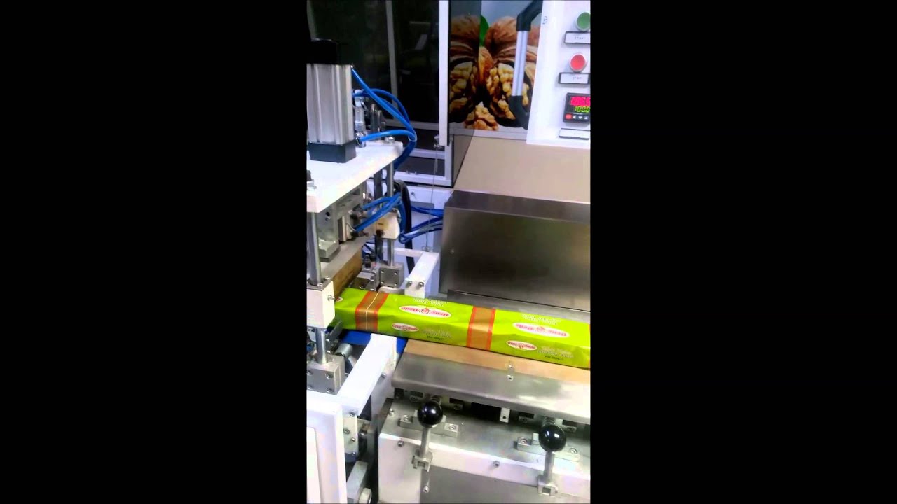 Hakan Makina - Gezer Çene Flowpack Helva Paketleme Makinası (Halvah packing machine)