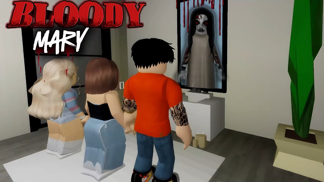 BLOODY MARY💀 HORROR STORY BROOKHAVEN VERSION (ROBLOX) | THE SNOW LITTLE ONES