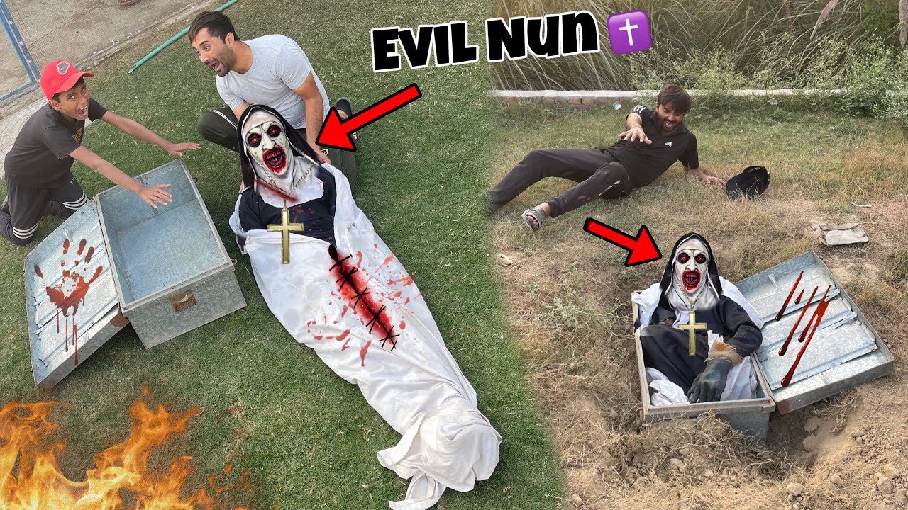 Evil Nun Ko Coffin Mein Band Ker Dia😱✝️