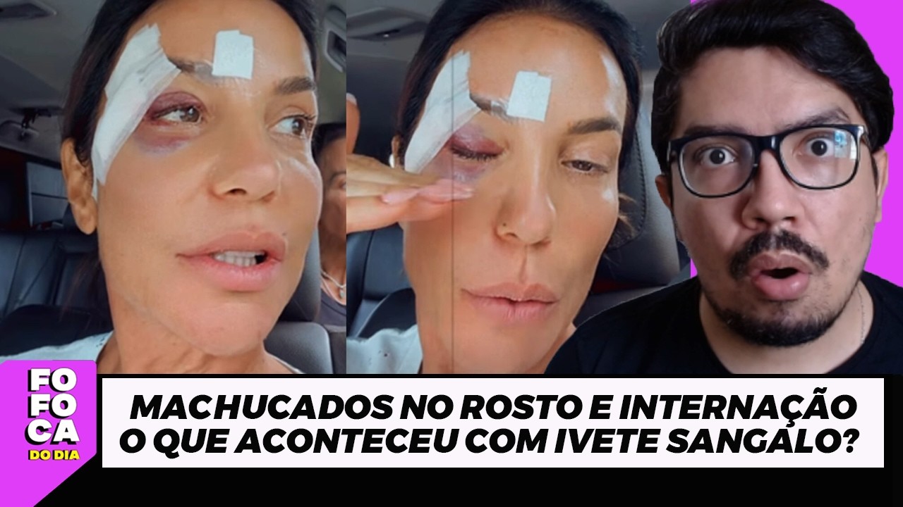 IVETE SANGALO DESMAIA EM CASA E VAI PARAR NO HOSPITAL