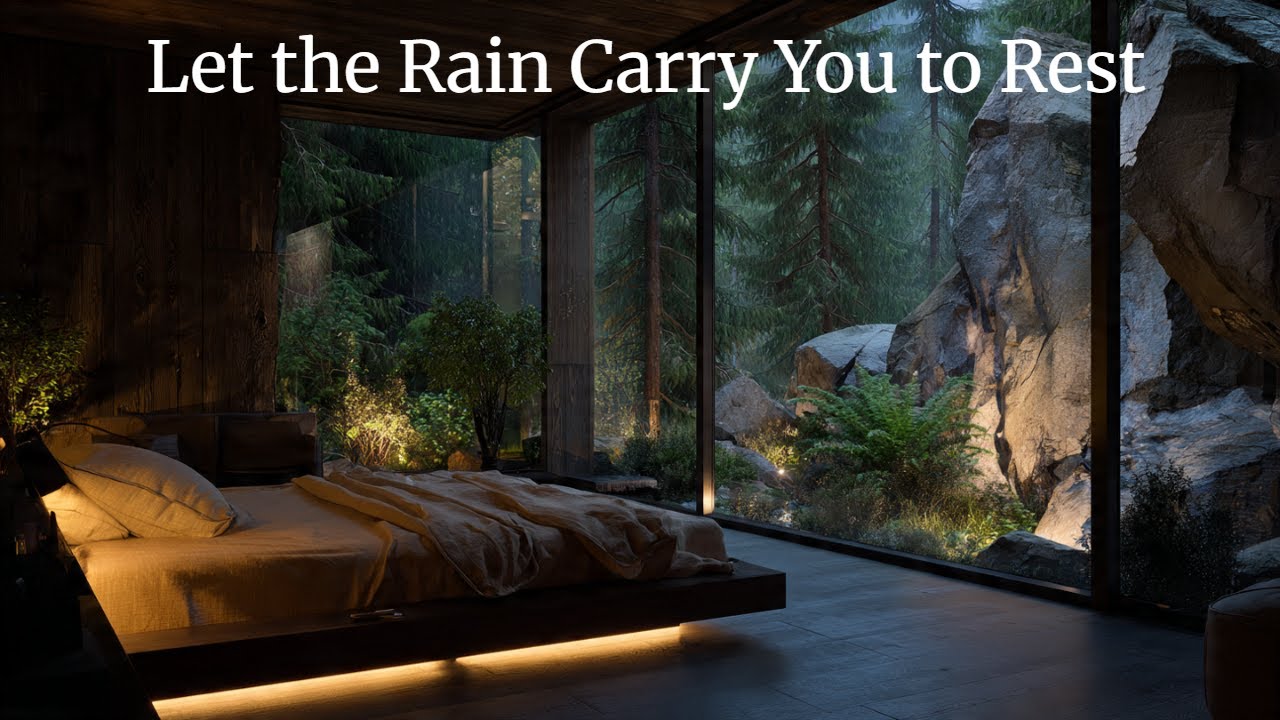 Quiet Rain Night 🌧️ Soft Piano & Ambient Pads for Deep Rest and Sleep