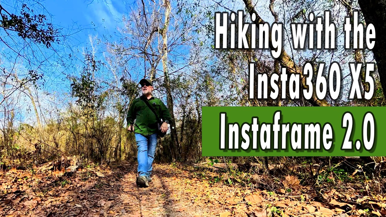Insta360 X5 Hiking Using Instaframe 2.0
