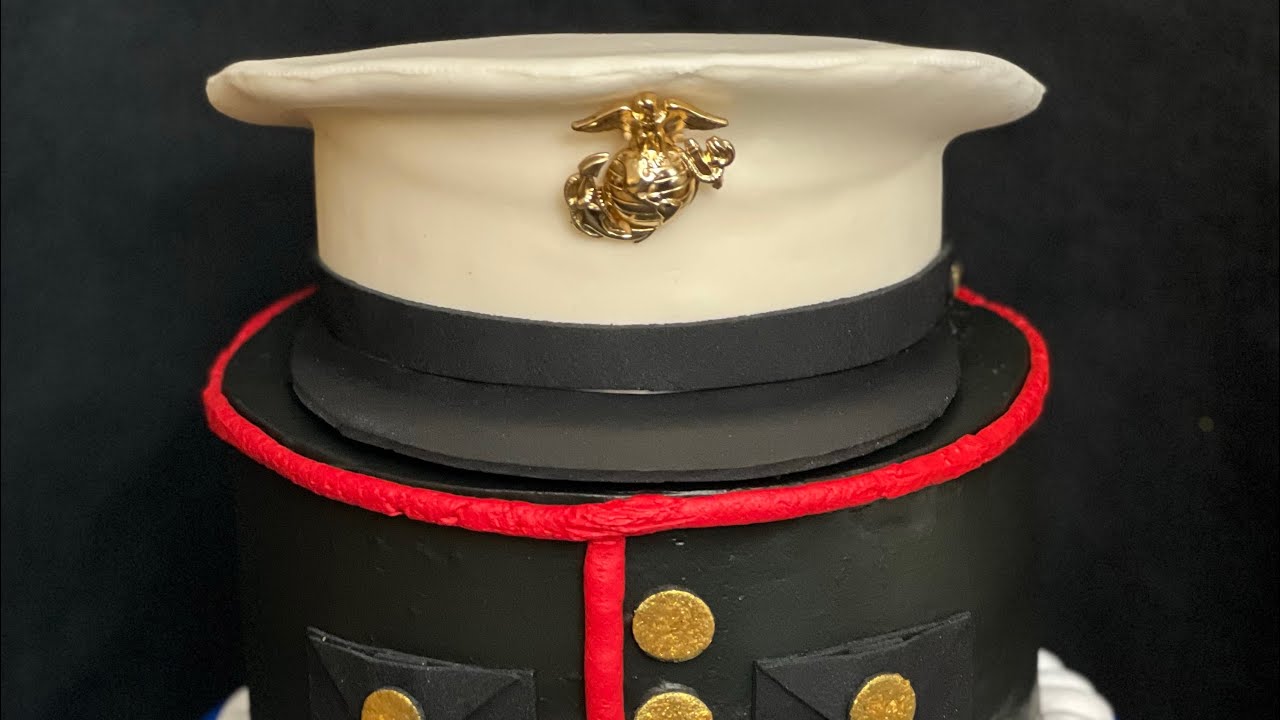 USMC cake/Pastel de los Marines.