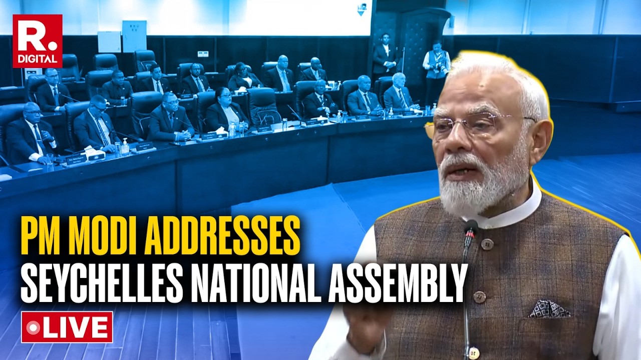 PM Modi LIVE: Historic Address to Seychelles Parliament | India-Seychelles Partnership