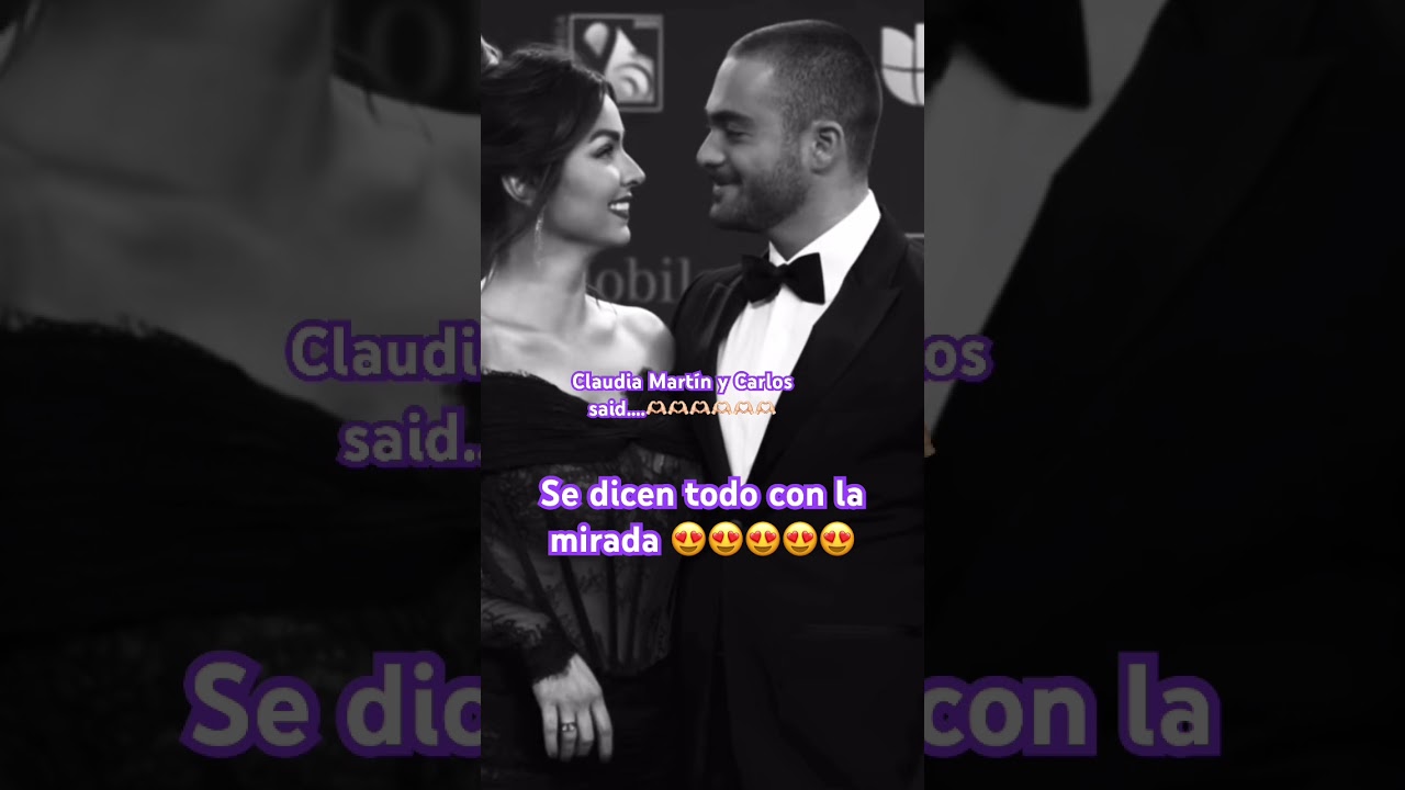 Claudia Mart&iacute;n y Carlos said juntos en premios lo nuestro #youtubeshorts #foryou  #foryoupage