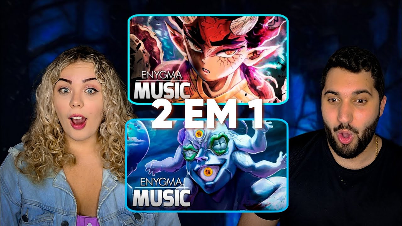 ENYGMA | 2 EM 1 | Arte (Gyokko) e Ódio (Hantengu) feat. Teaga, Daarui e Kaito [ Casal React ]