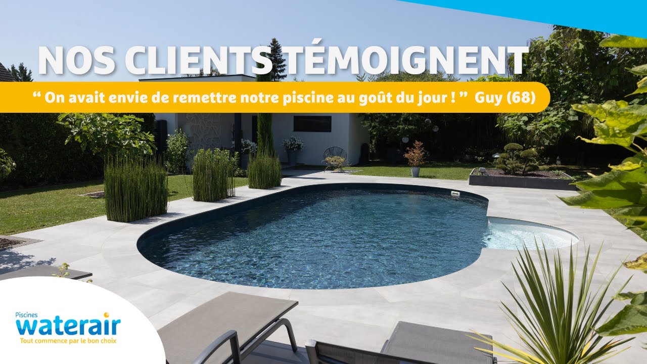Nos clients témoignent 18 -  Rénovation d'une piscine Waterair de 25 ans !