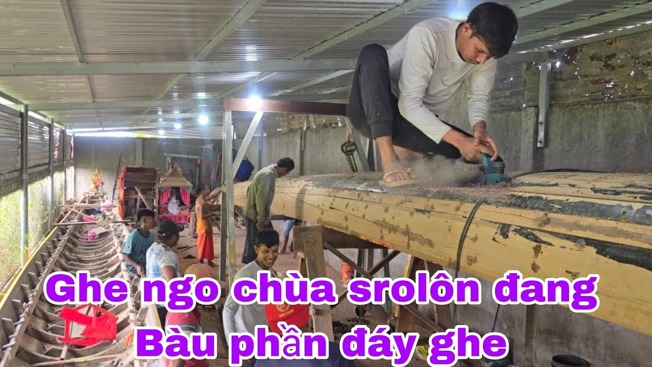 Ván ghép chùa srolôn đã gần xong 
