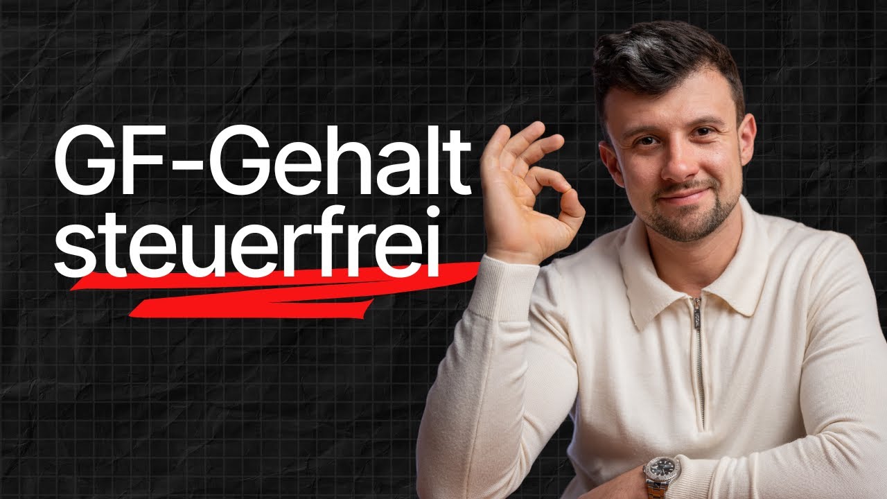 Gehalt aus deiner GmbH steuerfrei? So geht's!